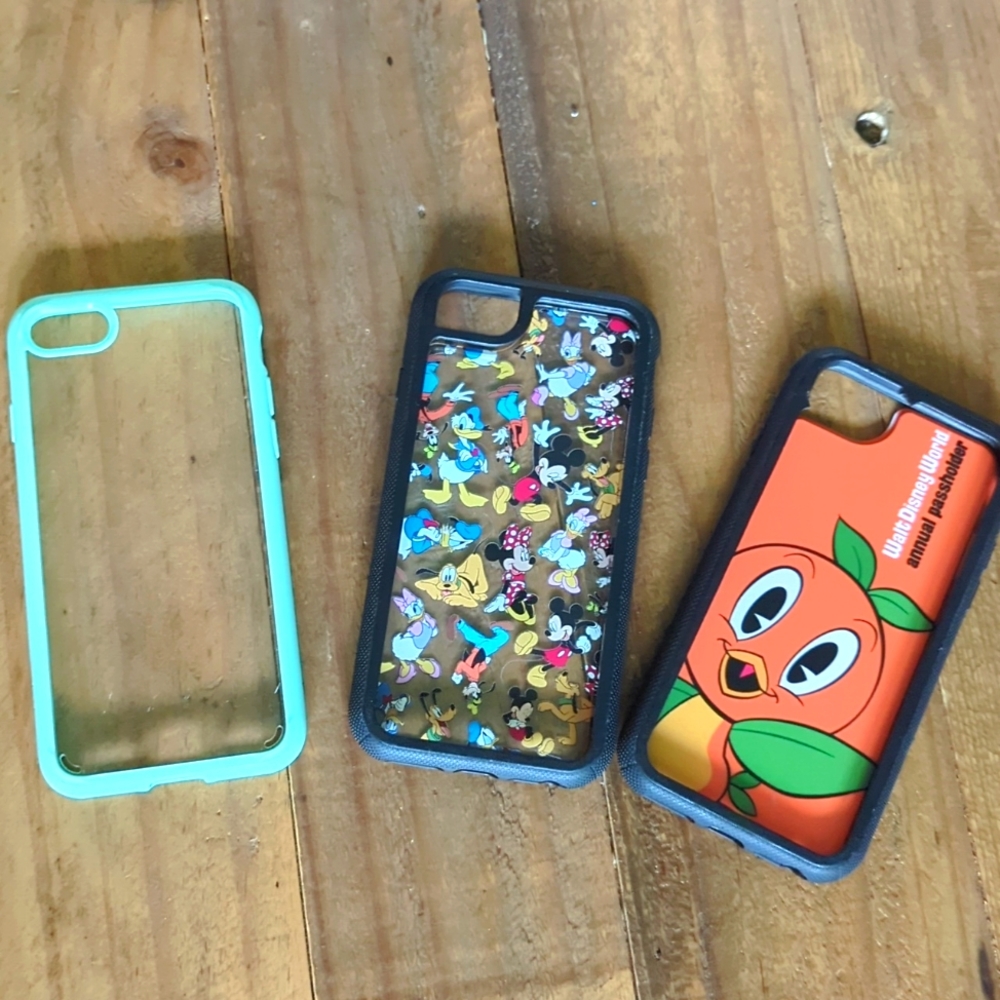 3 iphone (SE, 7, 8)Disney cases